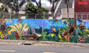 TP Hồ Chí Minh: Xuất hiện tranh tường tương tác thực tế ảo 