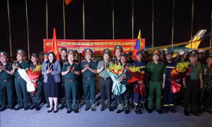 Đoàn cứu hộ của Việt Nam về nước, hoàn thành sứ mệnh tại Venezuela