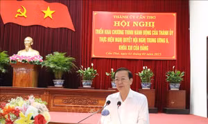 Cần Thơ: Triển khai Chương trình hành động thực hiện Nghị quyết Trung ương 6, khóa XIII