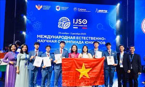 Đoàn Việt Nam xuất sắc giành huy chương trong kỳ Olympic khoa học trẻ quốc tế