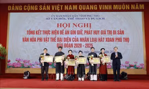 Phát triển các sản phẩm du lịch gắn với Hát Xoan theo hướng bền vững