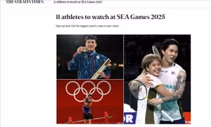 SEA Games 33: Báo Straitstimes ấn tượng về kình ngư Huy Hoàng của Việt Nam