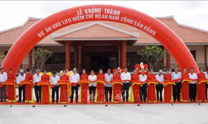 Khánh thành dự án Khu lưu niệm Chi bộ An Nam Cộng sản Đảng tại Đồng Tháp