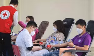 Những giọt máu đào trong Ngày hội 'Hiến máu an toàn - Đừng ngại COVID'