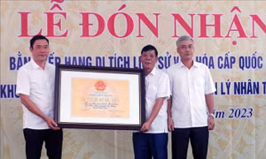 Hà Nam đón nhận Bằng xếp hạng di tích quốc gia - di tích lịch sử Mộ và Khu lưu niệm Nam Cao