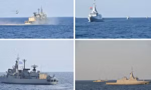 Hải quân Ai Cập, Hy Lạp tập trận chung ở biển Aegean