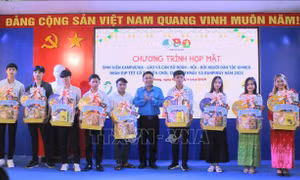 Thắt chặt tình đoàn kết giữa thanh niên ba nước Việt Nam - Lào - Campuchia