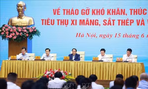 Thủ tướng: Phát triển hạ tầng, tháo gỡ khó khăn cho sản xuất, tiêu thụ vật liệu xây dựng