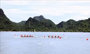 Hải Dương Nhất toàn đoàn Giải Đua thuyền Rowing và Canoeing vô địch trẻ Quốc gia