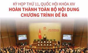 Kỳ họp thứ 11, Quốc hội Khóa XIV: Hoàn thành toàn bộ nội dung chương trình đề ra