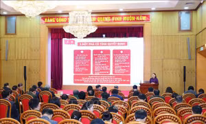 Hội nghị Báo cáo viên Trung ương toàn quốc thông báo nhanh kết quả Đại hội XIV của Đảng