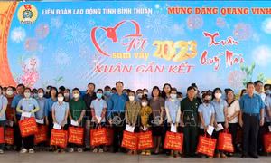 Bình Thuận: Gần 5.000 suất quà sẽ đến với người lao động trong 'Tết sum vầy'