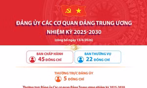Đảng ủy Các cơ quan Đảng Trung ương nhiệm kỳ 2025-2030