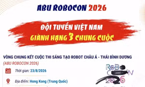 ABU Robocon 2026: Đội tuyển Việt Nam giành hạng 3 chung cuộc