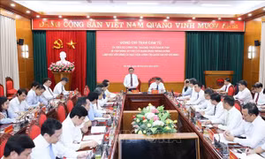 Thường trực Ban Bí thư dự Lễ khai giảng tại Học viện Chính trị quốc gia Hồ Chí Minh