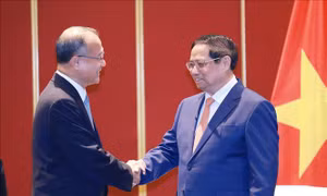 Thủ tướng Phạm Minh Chính tiếp lãnh đạo một số tập đoàn hàng đầu Trung Quốc