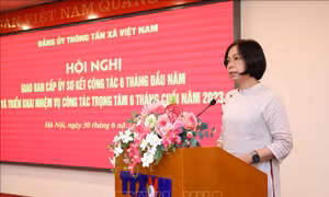 Đảng ủy TTXVN triển khai nhiệm vụ trọng tâm 6 tháng cuối năm 2023