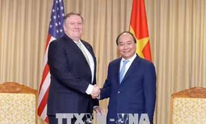 Thủ tướng Nguyễn Xuân Phúc tiếp Ngoại trưởng Hoa Kỳ Michael Pompeo