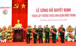 Thành lập Trường Thiếu sinh quân miền Trung, đào tạo nguồn nhân lực cho quân đội