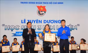Tuyên dương Học sinh 3 rèn luyện cấp Trung ương