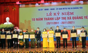 Quảng Yên (Quảng Ninh) phấn đấu trở thành thành phố trước năm 2025