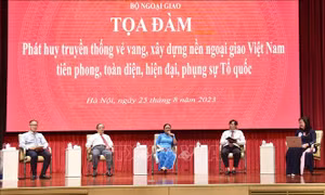 Tọa đàm nhân kỷ niệm 78 năm thành lập ngành Ngoại giao Việt Nam