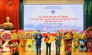 Trường Đại học Quy Nhơn có tân Hiệu trưởng