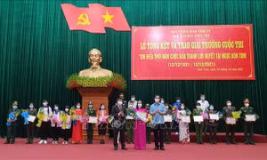 Trao giải cuộc thi 'Tìm hiểu 90 năm Cuộc đấu tranh Lưu huyết tại Ngục Kon Tum'