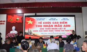 Nghệ An: Thần tốc thu nhận hơn 21.000 mẫu ADN thân nhân liệt sĩ
