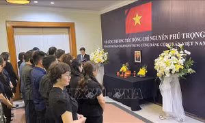 Đại sứ quán Việt Nam tại Indonesia tổ chức Lễ viếng Tổng Bí thư Nguyễn Phú Trọng