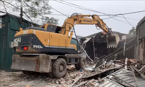 Cưỡng chế giải tỏa 118 hộ dân ở quận Long Biên, Hà Nội 
