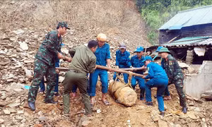Hủy nổ thành công quả bom nặng 340kg