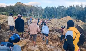 Papua New Guinea ước tính trên 2.000 người bị vùi lấp trong thảm họa sạt lở đất