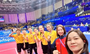 ASIAD 2023: Cầu mây nữ Việt Nam vào chung kết, tranh HCV