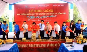 Quảng Trị: Khởi công xây dựng Khu tưởng niệm liệt sĩ Nguyễn Văn Thạc và đồng đội 