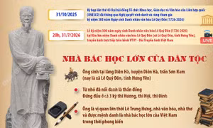 Danh nhân văn hóa Lê Quý Đôn: Biểu tượng trường tồn của trí tuệ và văn hóa Việt Nam