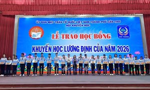 321 học sinh vượt khó được nhận học bổng Lương Định Của 