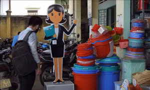 Hiệu quả từ máy tự động nhắc phòng dịch COVID-19
