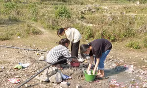 Thiếu nước sinh hoạt ở vùng cao Lai Châu