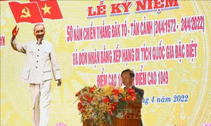 Lễ kỷ niệm 50 năm chiến thắng Đăk Tô - Tân Cảnh