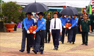Truy điệu, cải táng hài cốt liệt sỹ quân tình nguyện Việt Nam