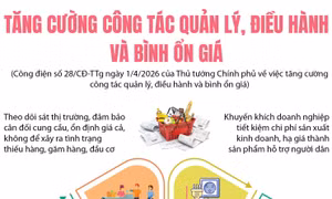 Tăng cường công tác quản lý, điều hành và bình ổn giá