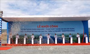 Khởi công dự án thành phần cao tốc Bắc - Nam, đoạn Vĩnh Hảo - Phan Thiết