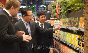 'Góc Việt Nam' đầu tiên tại chuỗi siêu thị lớn của Nga