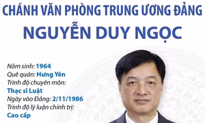 Ủy viên Trung ương Đảng, Chánh Văn phòng Trung ương Đảng Nguyễn Duy Ngọc