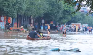 Thành phố Thái Nguyên sau bão số 3