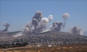 Căng thẳng tại Trung Đông: Israel không kích mục tiêu của Hezbollah ở Liban, bắn hạ UAV từ Yemen