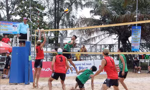 Khai mạc hai giải bóng chuyền bãi biển toàn quốc