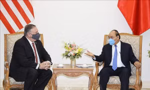Thủ tướng Chính phủ Nguyễn Xuân Phúc tiếp Ngoại trưởng Hoa Kỳ Michael Pompeo