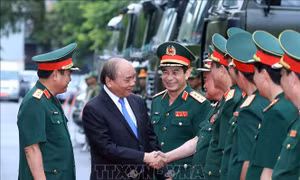 Thủ tướng Nguyễn Xuân Phúc dự lễ kỷ niệm 70 năm Ngày truyền thống hậu cần quân đội
